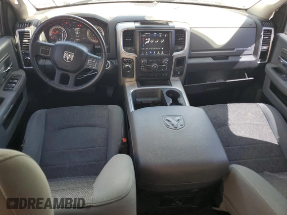 2018 Ram 1500 SLT with VIN 1C6RR6GG5JS123535, listed as a Copart auction lot 52570845 with 109,853 mi miles and Salvage title. Bid and sale history available at DreamBid. Image 8.
