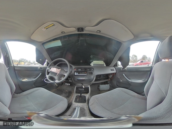 1996 Honda Civic DX with VIN 2HGEJ6624TH510979, listed as a Copart auction lot 88136735 with 208,029 mi miles and Salvage Title. Bid and sale history available at carsss.com. Image 13.