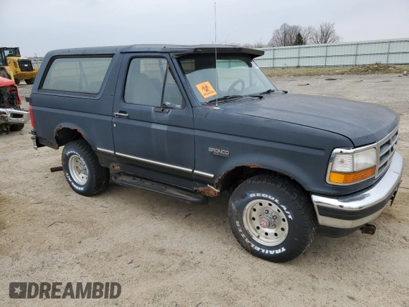1994 Ford Bronco Custom with VIN 1FMEU15H7RLA18596, listed as a Copart auction lot 52549685 with Not Provided miles and Clean Title. Bid and sale history available at DreamBid. Image 4.