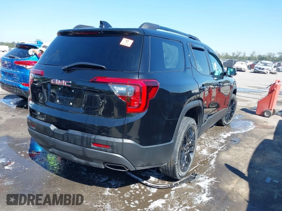 2022 GMC Acadia SLT with VIN 1GKKNMLS5NZ117143, listed as a IAAI auction lot 40665874 with 48,298 mi miles. Bid and sale history available at carsss.com. Image 4.