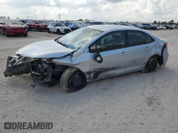2022 Toyota Corolla LE with VIN JTDEPMAE6N3030161, listed as a Copart auction lot 58030254 with 8,842 mi miles and Non Repairable. Bid and sale history available at carsss.com. Image 1.