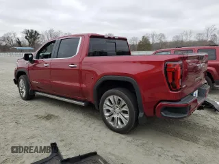 2020 GMC Sierra 1500 Denali with VIN 1GTU9FEL4LZ330883, listed as a Copart auction lot 44395445 with 25,922 mi miles and Salvage Title. Bid and sale history available at DreamBid. Image 2.