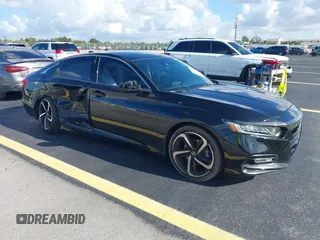 2019 Honda Accord Sport with VIN 1HGCV1F38KA164696, listed as a IAAI auction lot 42554134 with 73,885 mi miles and . Bid and sale history available at DreamBid. Image 1.