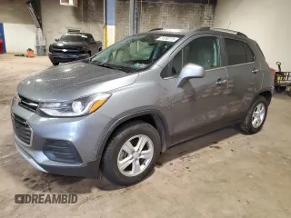 2019 Chevrolet Trax LT with VIN KL7CJPSB9KB810197, listed as a Copart auction lot 51050115 with 53,938 mi miles and Salvage Title. Bid and sale history available at carsss.com. Image 1.