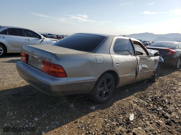 1997 Lexus LS 400 Luxury Sdn with VIN JT8BH28F3V0076792, listed as a Copart auction lot 66816484 with 163,198 mi miles and Salvage Title. Bid and sale history available at carsss.com. Image 3.