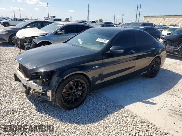 2017 Mercedes-Benz C 43 AMG z VIN 55SWF6EB5HU193022, wystawiony jako Copart lot #51919505 z przebiegiem 110 684 mil mil oraz Czysty tytuł • Clean title. Historia ofert i sprzedaży dostępna na DreamBid. Obrazek 1.