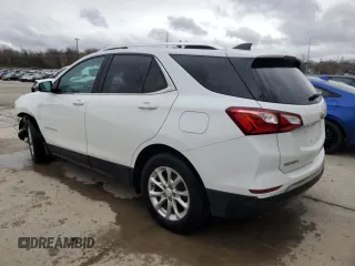 2018 Chevrolet Equinox LT z VIN 2GNAXSEVXJ6242309, wystawiony jako Copart lot #49909455 z przebiegiem 119 457 mil mil oraz Szkoda całkowita • Salvage title. Historia ofert i sprzedaży dostępna na DreamBid. Obrazek 2.