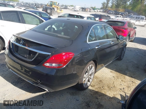 2018 Mercedes-Benz C 300 with VIN 55SWF4JB0JU235841, listed as a IAAI auction lot 42041362 with 51,010 mi miles and . Bid and sale history available at carsss.com. Image 4.