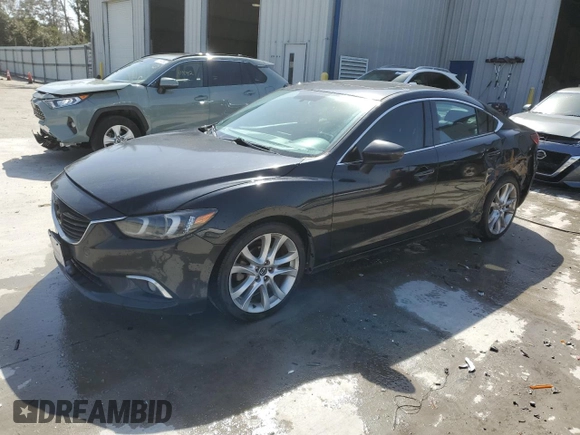 2016 Mazda Mazda6 i Touring with VIN JM1GJ1V50G1460415, listed as a Copart auction lot 48035625 with 111,481 mi miles and Salvage Title. Bid and sale history available at carsss.com. Image 1.