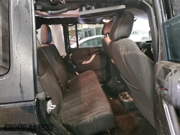 2016 Jeep Wrangler Unlimited Sahara with VIN 1C4BJWEG8GL188869, listed as a Copart auction lot 58128635 with 171,766 mi miles and Clean title. Bid and sale history available at DreamBid. Image 11.