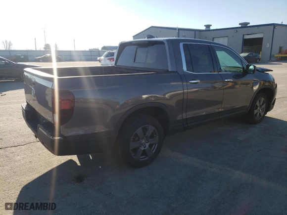 2020 Honda Ridgeline RTL-E with VIN 5FPYK3F73LB004964, listed as a Copart auction lot 44804305 with 29,116 mi miles and Salvage Title. Bid and sale history available at carsss.com. Image 3.