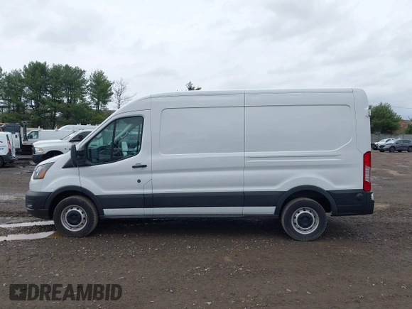 2023 Ford Transit Cargo with VIN 1FTBR1C89PKB29455, listed as a IAAI auction lot 41839680 with 21,570 mi miles. Bid and sale history available at carsss.com. Image 14.