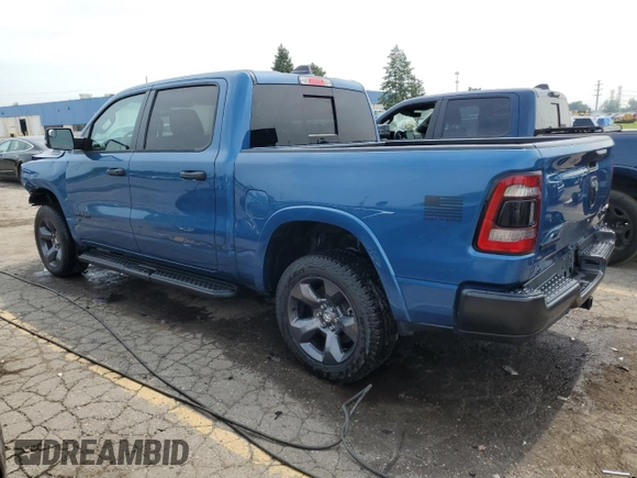 2024 Ram 1500 Big Horn with VIN 1C6RRFFG2RN210479, listed as a Copart auction lot 60485025 with 29,998 mi miles and Salvage title. Bid and sale history available at DreamBid. Image 2.