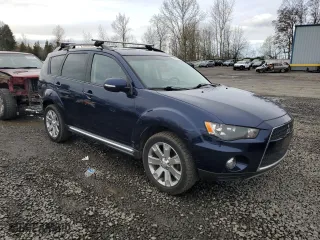 2013 Mitsubishi Outlander SE with VIN JA4JT3AW2DU000395, listed as a Copart auction lot 48165955 with 188,301 mi miles and Salvage Title. Bid and sale history available at carsss.com. Image 4.