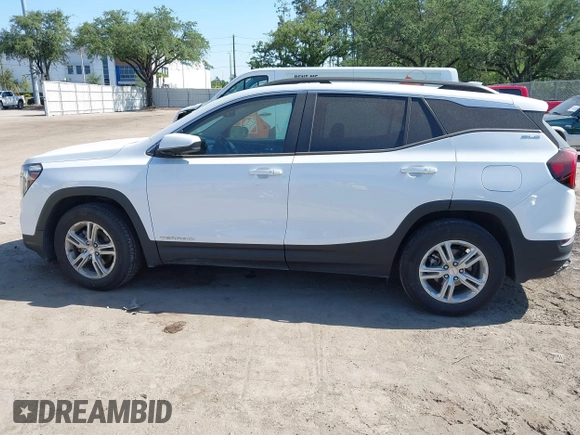2022 GMC Terrain SLE with VIN 3GKALMEV6NL310501, listed as a IAAI auction lot 42061201 with 48,721 mi miles. Bid and sale history available at carsss.com. Image 14.