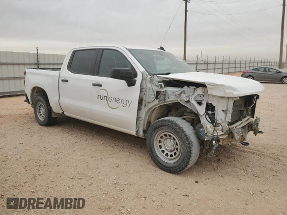 2020 Chevrolet Silverado 1500 Work Truck with VIN 3GCUYAEFXLG114195, listed as a Copart auction lot 46039775 with Not Provided miles and Salvage Title. Bid and sale history available at DreamBid. Image 4.