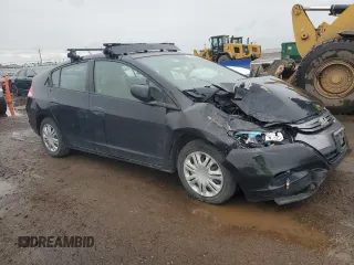2010 Honda Insight LX with VIN JHMZE2H59AS022362, listed as a Copart auction lot 59442435 with 161,009 mi miles and Salvage title. Bid and sale history available at DreamBid. Image 4.