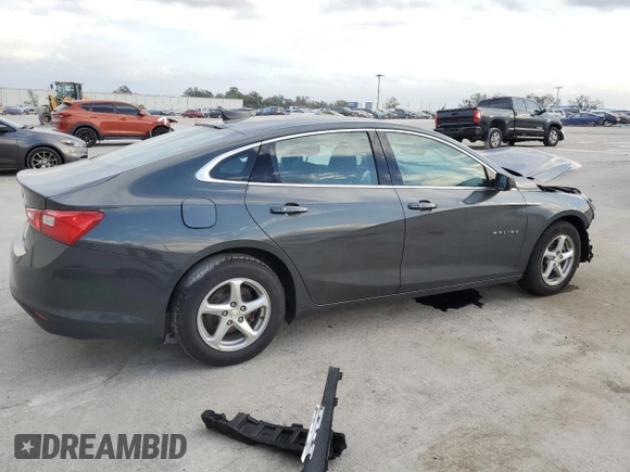 2017 Chevrolet Malibu LS with VIN 1G1ZB5ST7HF228388, listed as a Copart auction lot 41475125 with 71,605 mi miles and Salvage Title. Bid and sale history available at DreamBid. Image 3.