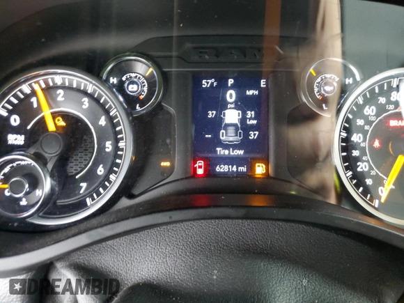 2019 Ram 1500 Big Horn/Lone Star with VIN 1C6RRFFG5KN846027, listed as a Copart auction lot 51250215 with 62,814 mi miles and Salvage Title. Bid and sale history available at carsss.com. Image 9.