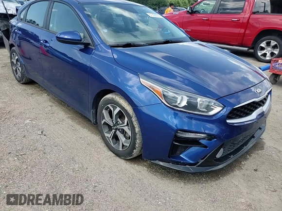 2019 Kia Forte LXS with VIN 3KPF24AD4KE107057, listed as a Copart auction lot 61858535 with 54,807 mi miles and Salvage title. Bid and sale history available at DreamBid. Image 13.