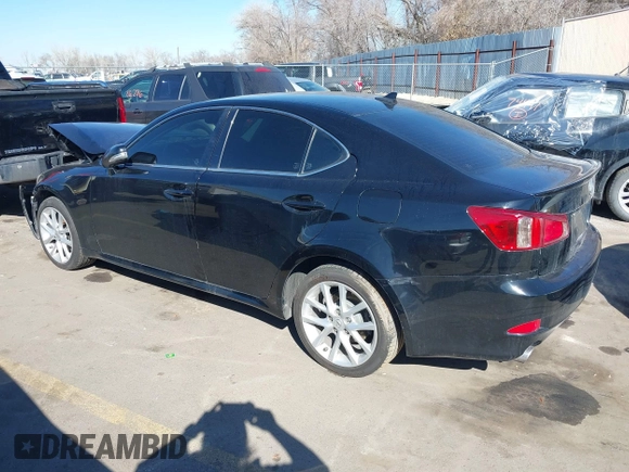 2011 Lexus IS 250 with VIN JTHCF5C29B5046243, listed as a IAAI auction lot 41688970 with 180,840 mi miles and . Bid and sale history available at DreamBid. Image 3.