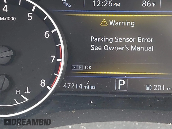 2017 Nissan Maxima Platinum with VIN 1N4AA6AP9HC408433, listed as a IAAI auction lot 41924547 with 47,214 mi miles and . Bid and sale history available at DreamBid. Image 16.