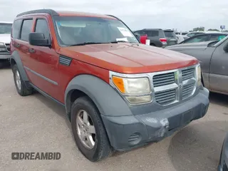 2007 Dodge Nitro SXT with VIN 1D8GT28K07W606463, listed as a IAAI auction lot 41927859 with 194,558 mi miles. Bid and sale history available at carsss.com. Image 1.