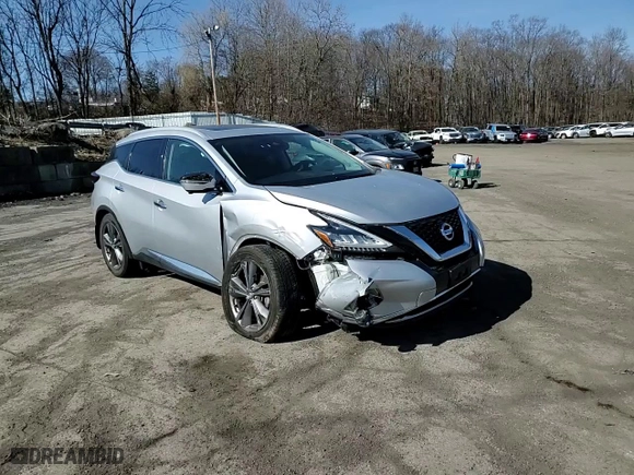 2020 Nissan Murano Platinum with VIN 5N1AZ2DS1LN114335, listed as a Copart auction lot 48588165 with 51,074 mi miles and Salvage Title. Bid and sale history available at carsss.com. Image 12.