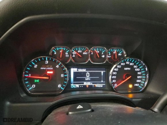 2015 Chevrolet Silverado 1500 LT with VIN 1GCUKREC3FF200752, listed as a Copart auction lot 88671075 with 96,492 mi miles and Salvage Title. Bid and sale history available at carsss.com. Image 9.
