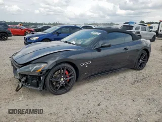 2015 Maserati GranTurismo Sport z VIN ZAM45VMA3F0132242, wystawiony jako Copart lot #60494525 z przebiegiem 21 277 mil mil oraz Szkoda całkowita • Salvage title. Historia ofert i sprzedaży dostępna na DreamBid. Obrazek 1.