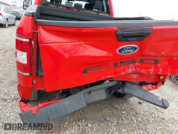2020 Ford F-150 XL with VIN 1FTFX1E55LFC65210, listed as a IAAI auction lot 41907879 with 50,355 mi miles. Bid and sale history available at carsss.com. Image 6.