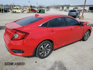 2018 Honda Civic EX with VIN 2HGFC2F78JH523816, listed as a Copart auction lot 49461835 with 158,061 mi miles and Salvage Title. Bid and sale history available at DreamBid. Image 3.