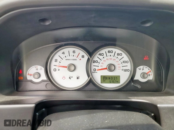 2007 Ford Escape XLS with VIN 1FMYU02Z87KB60530, listed as a Copart auction lot 61273345 with 57,574 mi miles and Salvage title. Bid and sale history available at DreamBid. Image 9.