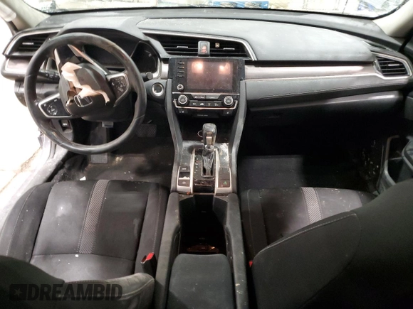 2019 Honda Civic Sedan EX with VIN 19XFC1F34KE016558, listed as a Copart auction lot 46137825 with 0 mi miles and Salvage Title. Bid and sale history available at carsss.com. Image 8.