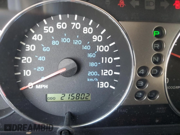 2003 Toyota Land Cruiser with VIN JTEHT05J932044630, listed as a Copart auction lot 76836364 with 215,802 mi miles and Salvage Title. Bid and sale history available at carsss.com. Image 9.