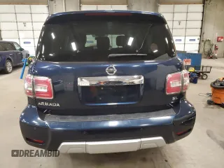 2018 Nissan Armada SV with VIN JN8AY2NC2J9557148, listed as a Copart auction lot 82562224 with 78,780 mi miles and Salvage Title. Bid and sale history available at carsss.com. Image 6.