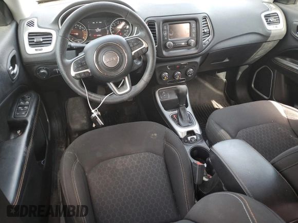 2018 Jeep Compass Sport with VIN 3C4NJCAB5JT272312, listed as a Copart auction lot 56700395 with 131,693 mi miles and Salvage title. Bid and sale history available at DreamBid. Image 8.
