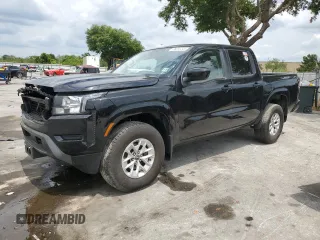 2024 Nissan Frontier SV z VIN 1N6ED1EK5RN641782, wystawiony jako Copart lot #56205245 z przebiegiem 7 624 mil mil oraz Szkoda całkowita • Salvage title. Historia ofert i sprzedaży dostępna na DreamBid. Obrazek 1.