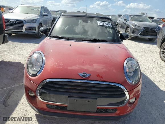 2017 MINI Convertible Cooper with VIN WMWWG5C30H3C20340, listed as a Copart auction lot 77270434 with 34,254 mi miles and Salvage Title. Bid and sale history available at carsss.com. Image 5.