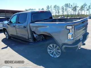 2025 Chevrolet Silverado 1500 Custom with VIN 1GCPABEK8SZ201449, listed as a IAAI auction lot 41742273 with 244 mi miles and . Bid and sale history available at DreamBid. Image 3.
