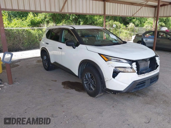 2024 Nissan Rogue S with VIN 5N1BT3AA9RC681310, listed as a IAAI auction lot 42415050 with 36,275 mi miles and . Bid and sale history available at DreamBid. Image 1.