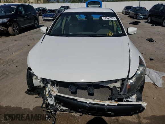 2009 Honda Accord LX-P with VIN 1HGCP26489A026899, listed as a Copart auction lot 52345195 with 186,057 mi miles and Salvage Title. Bid and sale history available at DreamBid. Image 5.