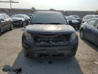 2013 Ford Utility Police Interceptor with VIN 1FM5K8AR9DGC73619, listed as a Copart auction lot 63640904 with 0 mi miles and Salvage Title. Bid and sale history available at carsss.com. Image 5.