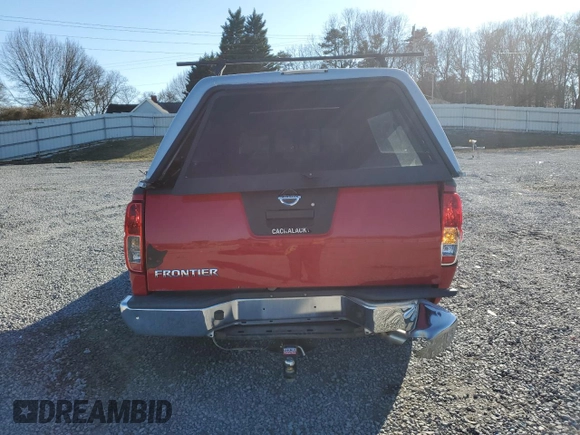 2005 Nissan Frontier SE with VIN 1N6AD06U85C446676, listed as a Copart auction lot 89249815 with 172,160 mi miles and Salvage title. Bid and sale history available at DreamBid. Image 6.