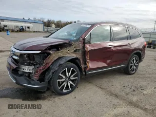 2021 Honda Pilot Touring 7-Passenger z VIN 5FNYF6H61MB062141, wystawiony jako Copart lot #52773775 z przebiegiem 40 443 mil mil oraz Szkoda całkowita • Salvage title. Historia ofert i sprzedaży dostępna na DreamBid. Obrazek 1.