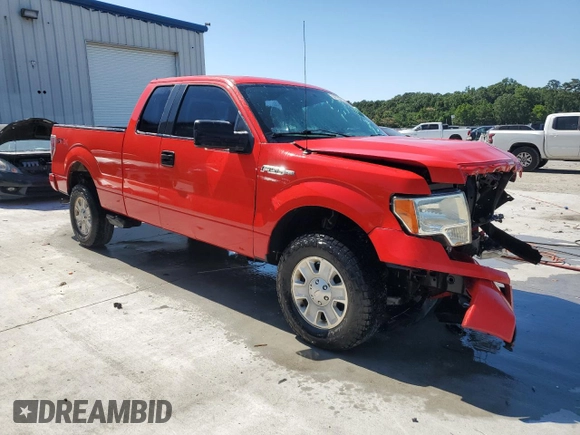 2011 Ford F-150 XL with VIN 1FTEX1EM3BFD22313, listed as a Copart auction lot 57723715 with 211,050 mi miles and Salvage title. Bid and sale history available at DreamBid. Image 4.
