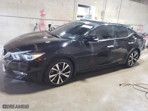 2017 Nissan Maxima SV with VIN 1N4AA6AP5HC444538, listed as a Copart auction lot 51434805 with 70,019 mi miles and Salvage Title. Bid and sale history available at carsss.com. Image 1.