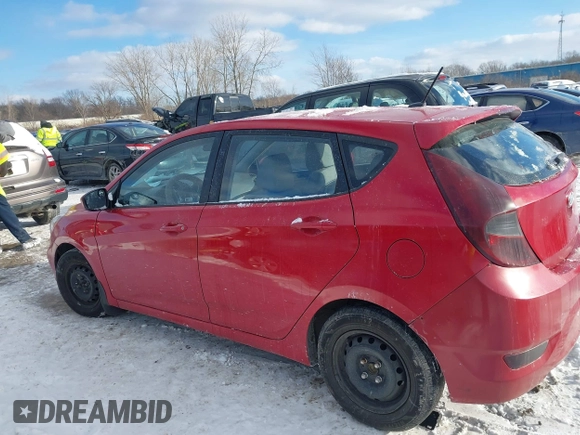 2012 Hyundai Accent SE with VIN KMHCU5AEXCU052771, listed as a IAAI auction lot 41599618 with 230,152 mi miles. Bid and sale history available at carsss.com. Image 14.