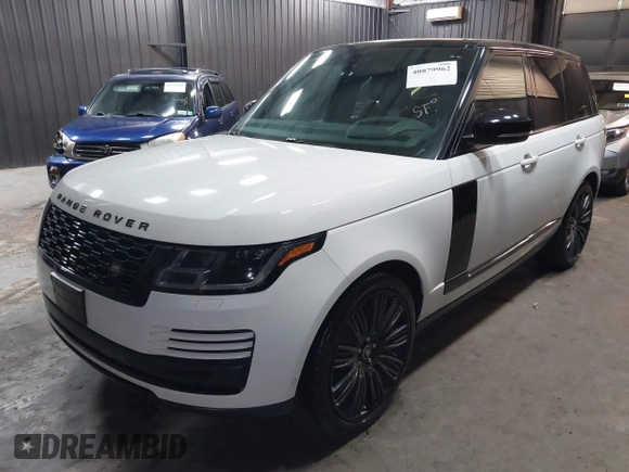 2021 Land Rover Range Rover Westminster with VIN SALGS2RU5MA438449, listed as a IAAI auction lot 40879962 with 25,523 mi miles and . Bid and sale history available at DreamBid. Image 21.