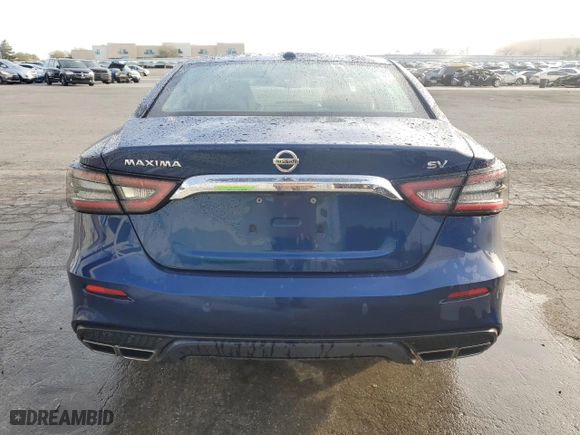 2022 Nissan Maxima SV with VIN 1N4AA6CV0NC505897, listed as a Copart auction lot 45813715 with 89,515 mi miles and Salvage Title. Bid and sale history available at carsss.com. Image 6.